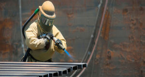 Sandblasting decapage sandblasting